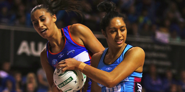 Phoenix Karaka, right, in action for the Steel. Photo / Getty