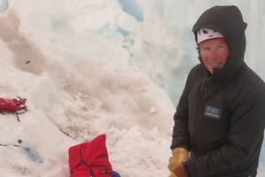 Gold award winner Marius Bron with Sabine Hellenbrandt, who was rescued from Explorer Glacier in March last year after she slipped and fell into a crevasse.