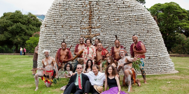 ART: Kerikeri artist Chris Booth's sculpture in Sydney's Botanic Garden is the subject of a film screening this Saturday.PHOTO/ROYAL BOTANIC GARDEN SYDNEY