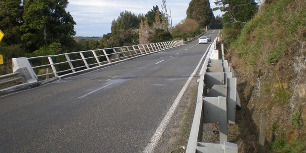 The New Zealand Transport Agency (NZTA) will be putting out tenders for the replacement of Matamau's Whakaruatapu Bridge, known locally as the skinny bridge, in a couple of weeks' time. Photo/Christine McKay
