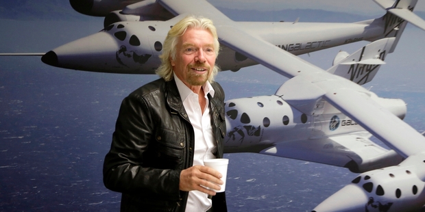 Passengers on Sir Richard Branson's Virgin Galactic can find their weightlessness legs in advance. Photo / AP