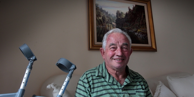 John Reeve survived a 40m fall. Photo / Doug Sherring