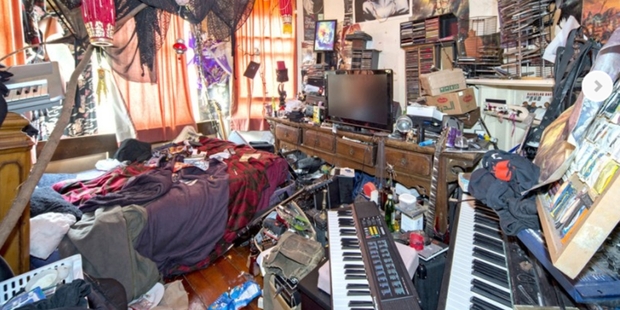 The Grey Lynn villa, which has a 2011 council valuation of $890,000, is home to artists and musicians.