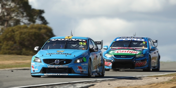 Scott McLaughlin on his way to winning at Perth. Photo / Getty Images