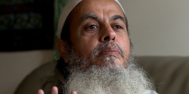 Sheikh Abu Abdulla says he is not a terrorist and will co- operate with police over his mosque ban. Photo / Brett Phibbs