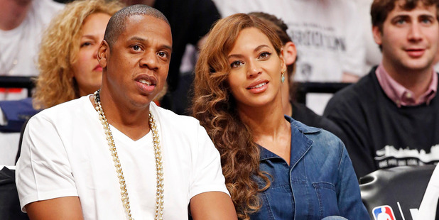 Jay-Z and Beyonce. Photo/AP.