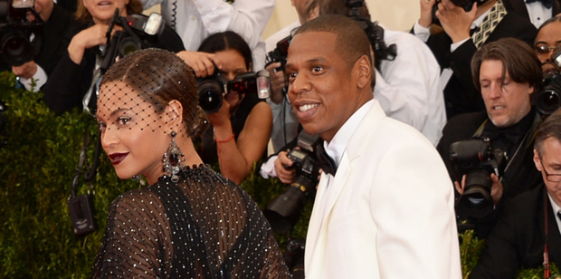 Beyonce and Jay Z attend The Metropolitan Museum of Art's Costume Institute benefit gala, hours before Jay Z was attacked by Beyonce's sister Solange. Photo/AP