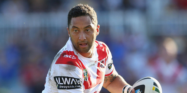 Benji Marshall endured a miserable return to the NRL as red-hot Parramatta blew away St George Illawarra 36-0 tonight. Photo / Getty Images.