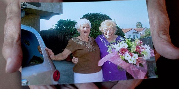 Minka Disbrow, right, with her daughter Ruth Lee. Photo / AP