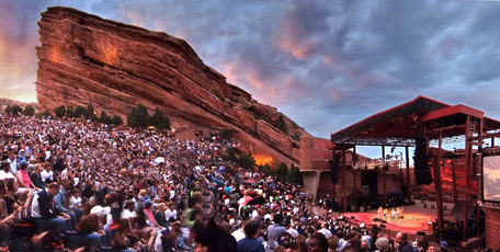 The legendary Red Rocks Amphitheatre concert venue near Morrison, Colorado, 16km west of Denver. The city is lobbying Air NZ to start flying to the city.