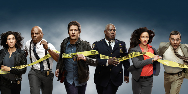 The cast of Brooklyn Nine-Nine.