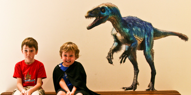 The author's sons enjoyed a feast of Australian and international wildlife in Sydney. Photo / Bronwyn Sell