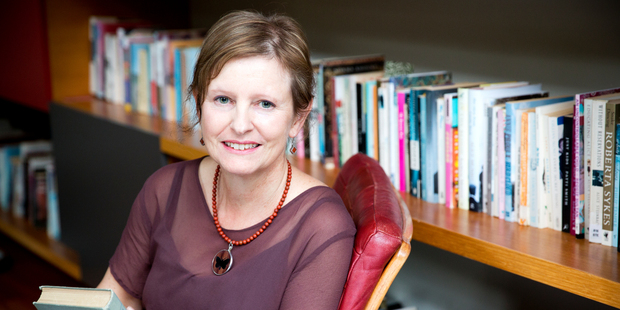 Writer Deborah Shepard photographed in her study at home. Picture / Babiche Martens