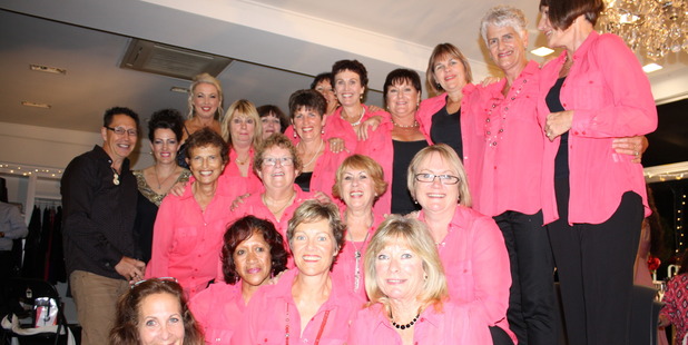 The Boobop ladies with coach Matt Cuthbert (left), wife and Wendy's Boutique manager Lynette Cuthbert and Wendy's Boutique owner Wendy Simister.