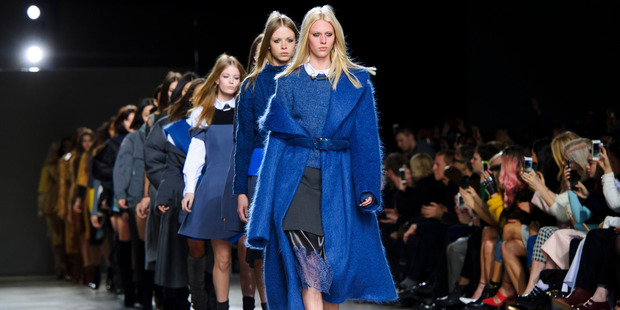 Global retail giant Topshop, which shows its Unique line during London Fashion Week, will open a stand-alone store on Queen St later this year. Picture / AP Images