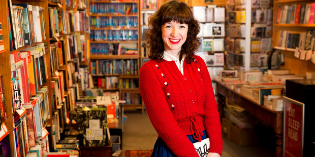 Jenna Todd manages the popular Mt Eden bookstore Time Out. Picture / Babiche Martens