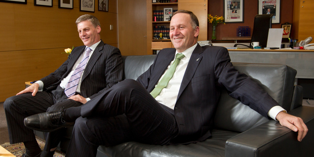 Finance Minister Bill English and Prime Minister John Key will be anouncing the budget on Thursday. Photo / Mark Mitchell