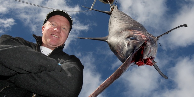 Mark Armistead landed this 187.9kg Broadbill Marlin on 37kg tackle.