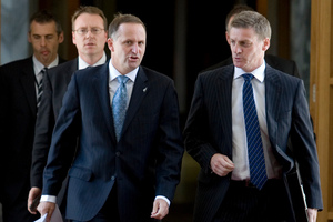 Prime Minister John Key, with Finance Minister Bill English. Photo / NZH