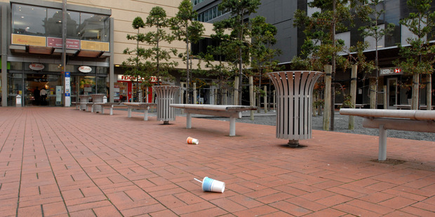 Papers on the proposed sale say Queen Elizabeth Square is "generally regarded as an unsuccessful space". File photo / Chris Gorman
