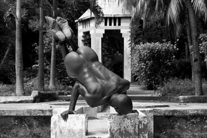 Spiros Poros' photographs feature naked male Cuban dancers.