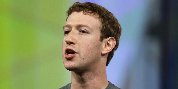 Facebook CEO Mark Zuckerberg. Photo / AP