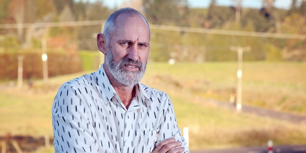 Belk Rd Residents Group spokesman Paul Smyth wants protection of their rural aspect. Photo / Andrew Warner