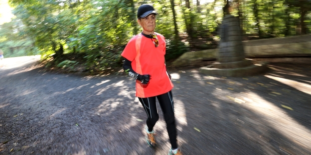 FITNESS FOCUS: Api Theodore is doing a marathon along the Great Wall of China as part of staying fit for her grand-children and great-grandies. PHOTO/MICHAEL CUNNINGHAM