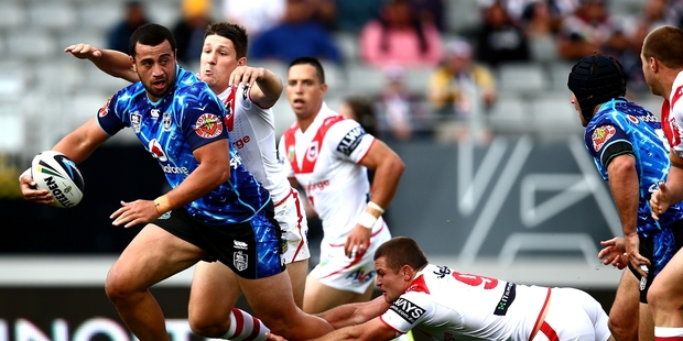 Ben Matulino's positional switch by new coach Andrew McFadden has brought about an immediate improvement in form. Photo / Getty Images