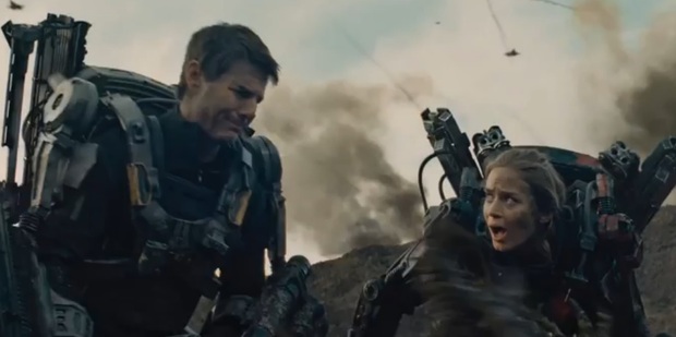 Tom Cruise and Emily Blunt in Edge of Tomorrow.