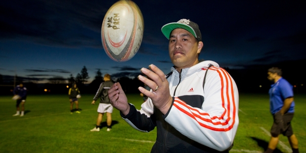 EXPERIENCED CAMPAIGNER: Colin Hokianga will be one of three "old heads" in the Hawke's Bay Unicorns team which will take on the Wellington Orcas on Sunday. PHOTO/GLENN TAYLOR HBT141903-01