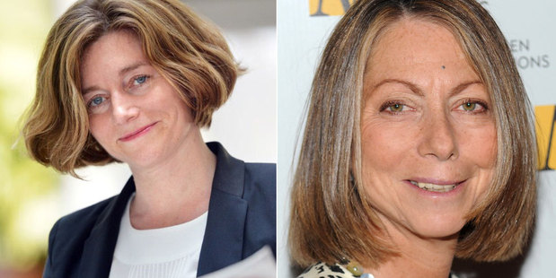 Natalie Nougayrede, left, and Jill Abramson, right, have left their positions as editors of their respective papers. Photo / AFP, AP