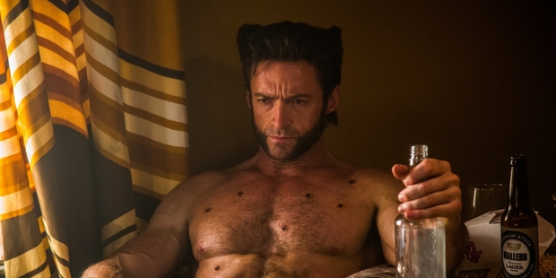 Hugh Jackman is still brimming with enthusiasm for his impressively sideburned alter ego. Photo / AP