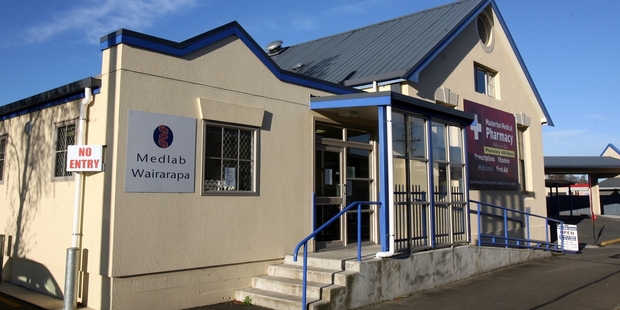 CHANGE OF SCENE? The existing medical centre building, under repair after a fire in February.