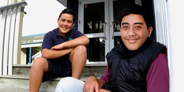 Zion Nicholas and Kaha Takuira-Mita were away filming the latest series of Camp Orange at Sea World on the Gold Coast in Australia from March 16 to 22 - and had to keep everything a secret. PHOTO/GEORGE NOVAK