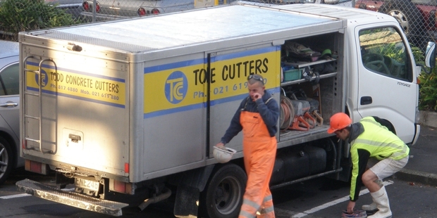 Spotted by Oscar in Halsey St. "Industrial podiatry? Looks like a big job," he says.