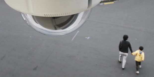 There are hundreds of CCTV cameras, like this one in Newmarket, dotted through retail and recreation centres in Auckland. Photo / Steven McNicholl