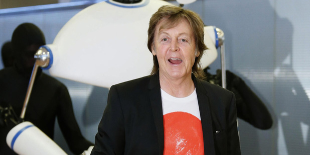 Paul McCartney arrived in Japan last week. Photo/AP.
