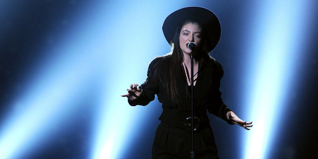 Lorde performs on stage at the Billboard Music Awards. Photo / AP