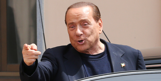 Former Italian Premier Silvio Berlusconi. Photo / AP