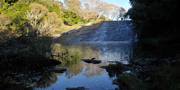 The Rere Rock Slide in Gisborne.