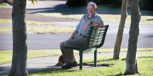 Ashley Weir has restored seven benches, two of which needed the slats replaced, over the past two months. Photo/John Borren.