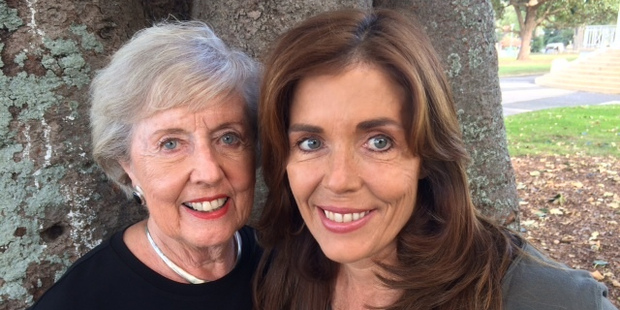 Liza Dwyer with her mother Beth Hodge 50 years after her birth marked Auckland's 500,000th citizen.