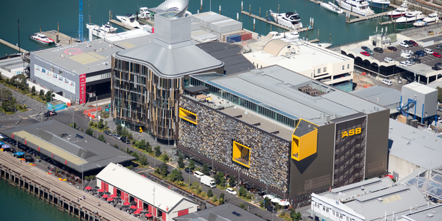 Completion of the $162.2 million ASB North Wharf is tipped to have boosted rental income. Photo / Richard Robinson