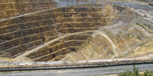 Newmont Waihi Gold. Martha Pit.