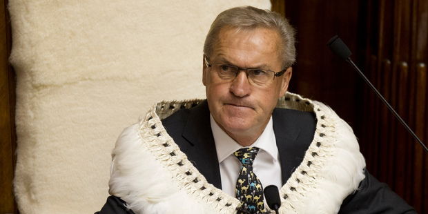 The Speaker, David Carter. Photo / Mark Mitchell
