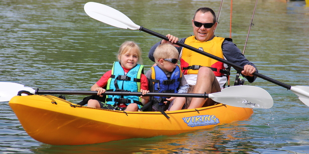 Kayaking is a great way to get outside and enjoy the weekend.