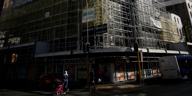 The old Reserve Bank building in Customs St. Photo / Richard Robinson