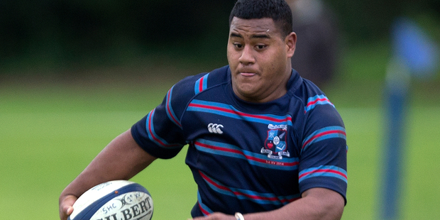 Sacred Heart prop Daniel Tupou played for the Blues under-18s last season. Photo / Brett Phibbs