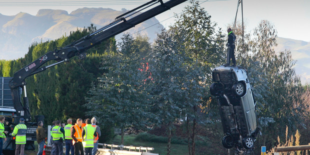 Hina Hamahona died after smashing through a crash barrier by a bridge near Havelock North. Photo / Warren Buckland